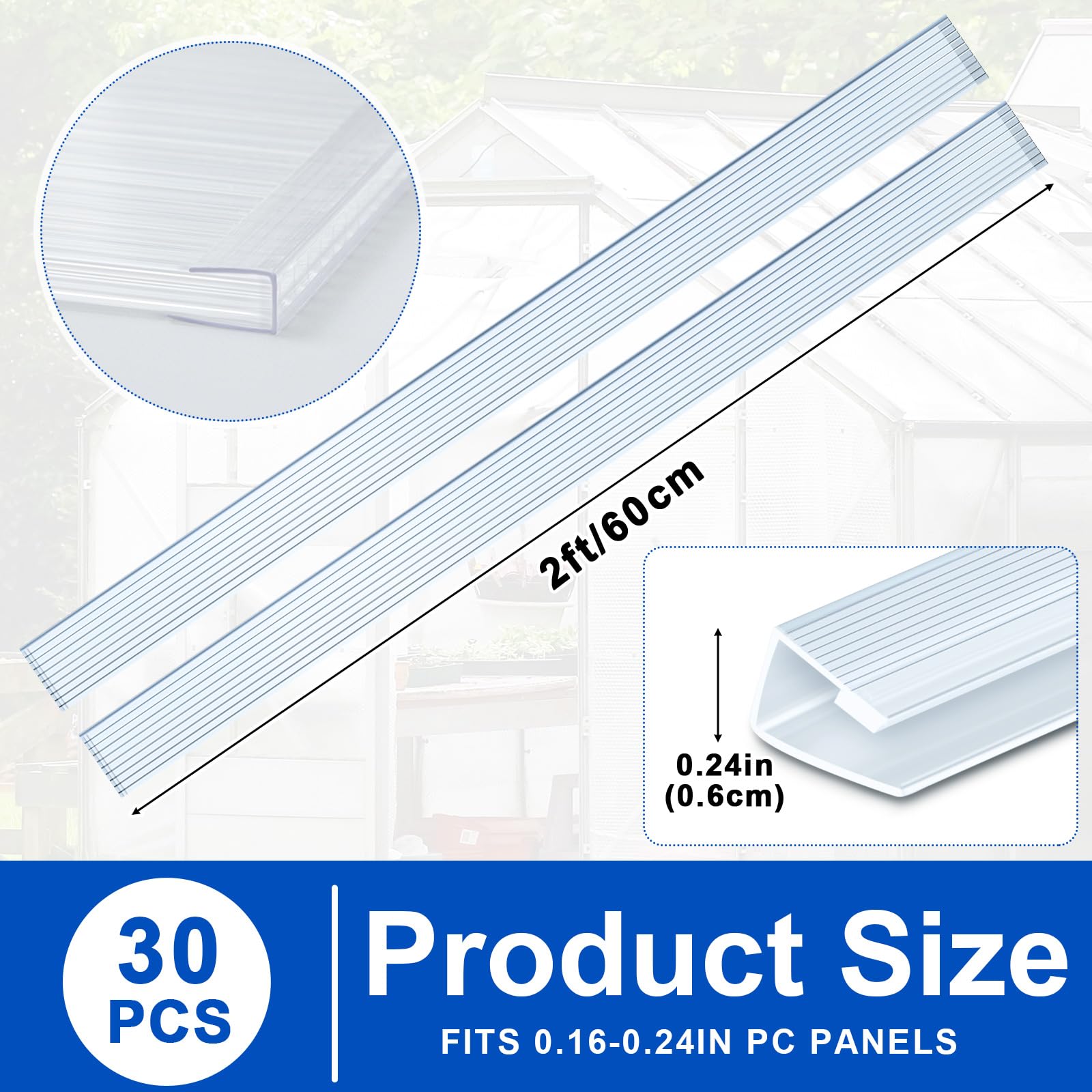Innconee close-up of edge detail showing smooth polycarbonate for secure seal benefit