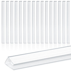Innconee front view of U connector profile showing clear finish and easy fit benefit