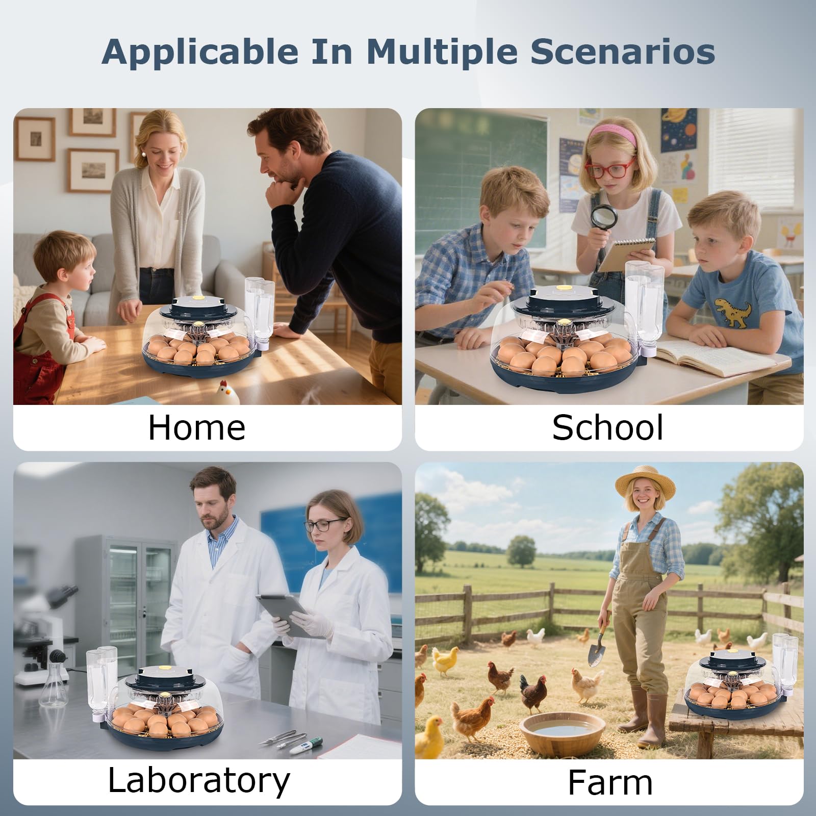 innhom incubator in classroom lifestyle showing educational usability benefit