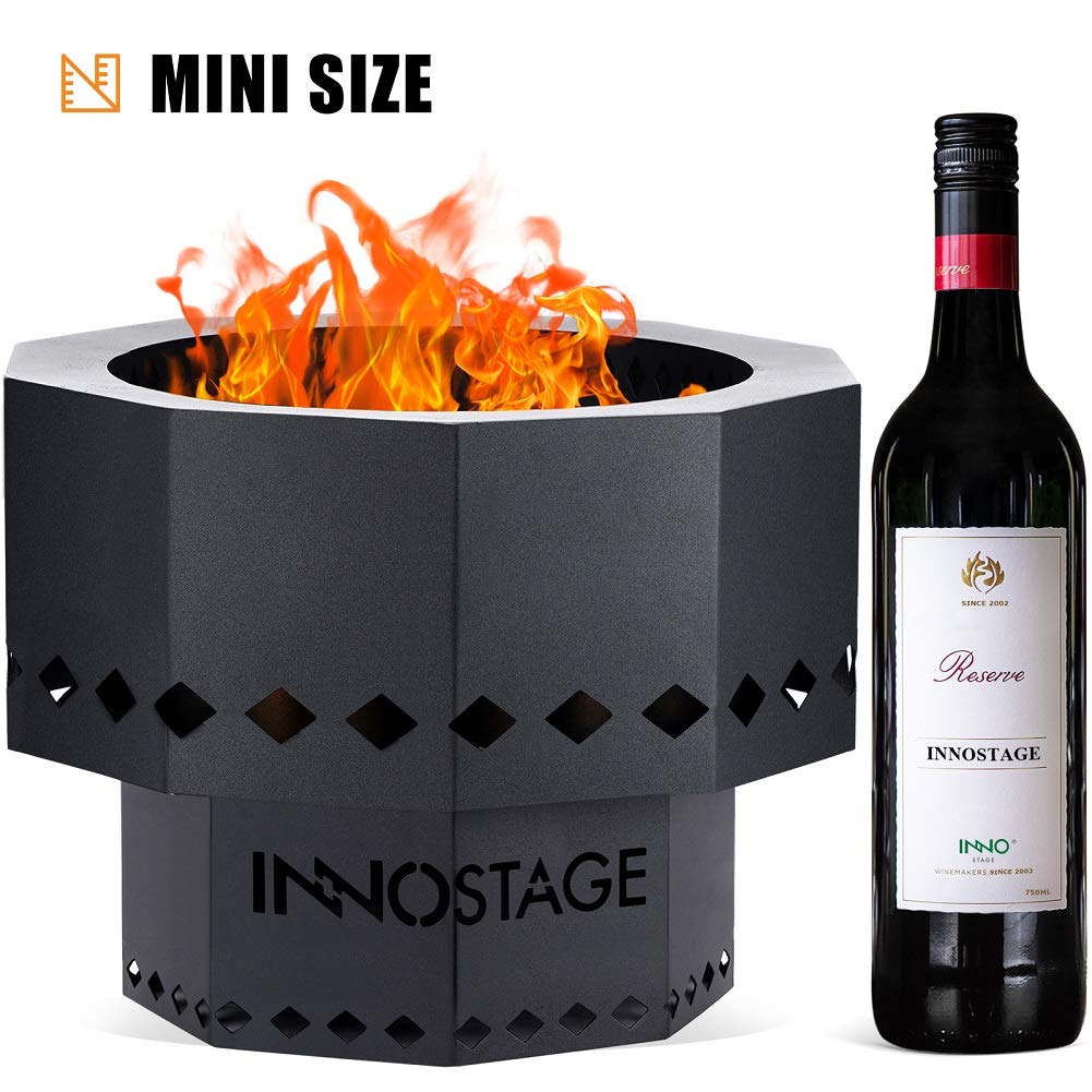 INNO STAGE underside vents visible showing oxygen flow and hotter combustion