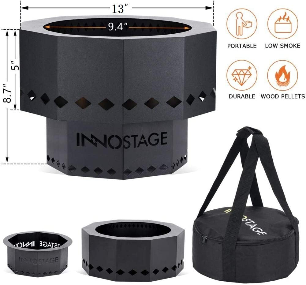 INNO STAGE packed in waterproof carrying bag for easy travel and dry storage benefit
