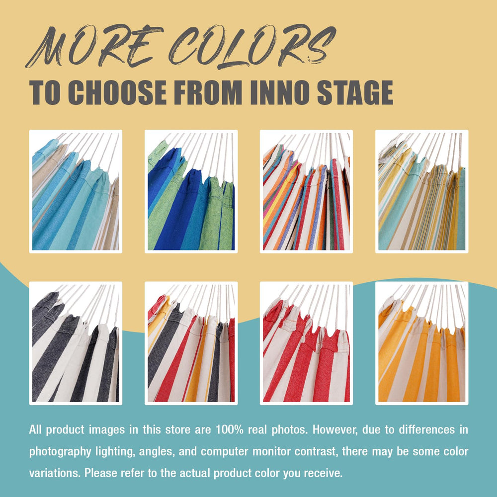 INNO STAGE stripe pattern closeup showing decorative style and soft cotton
