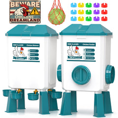 INNOLAND feeder front view showing capacity and durable design benefit