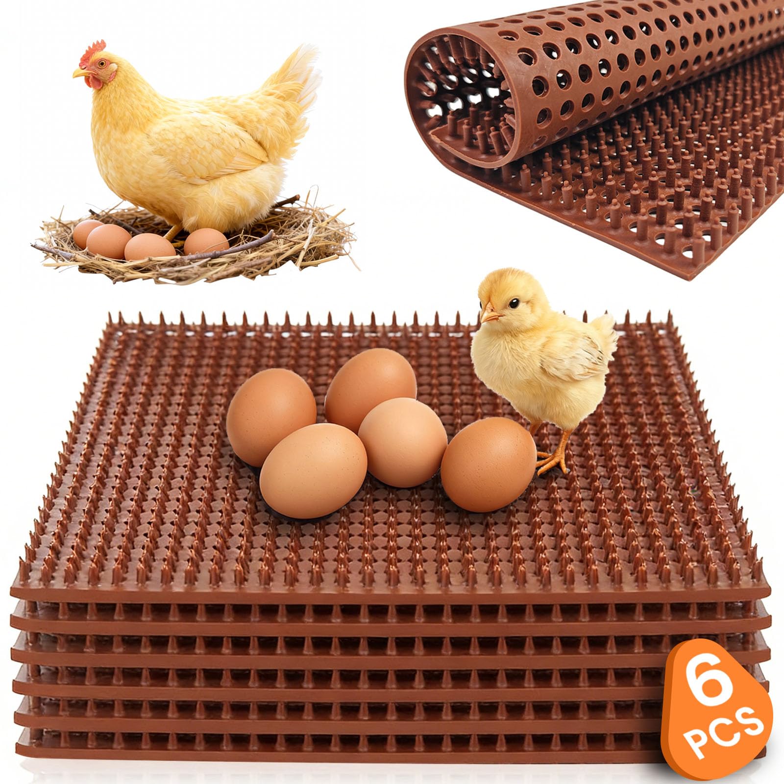 INNOLAND front view of six-pack nesting pads showing packaging and quantity benefit