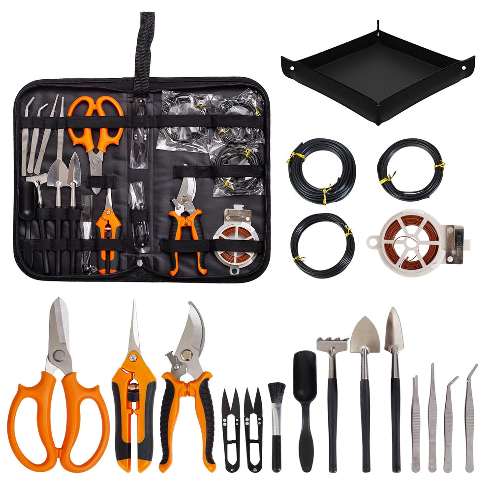 Inntop kit front view showing organized tools and PU leather bag, tidy storage benefit