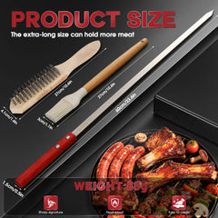 Innvist close-up of flat stainless blade preventing food rotation and even cooking
