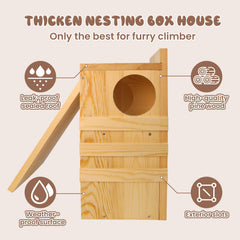INRLKIT entry hole with scale indicating proper squirrel-sized opening
