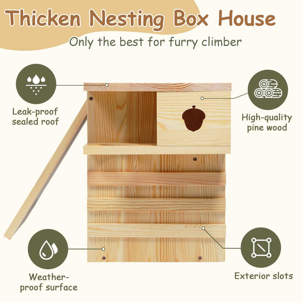 INRLKIT entry slots close-up showing easy access points that help squirrels jump in and out