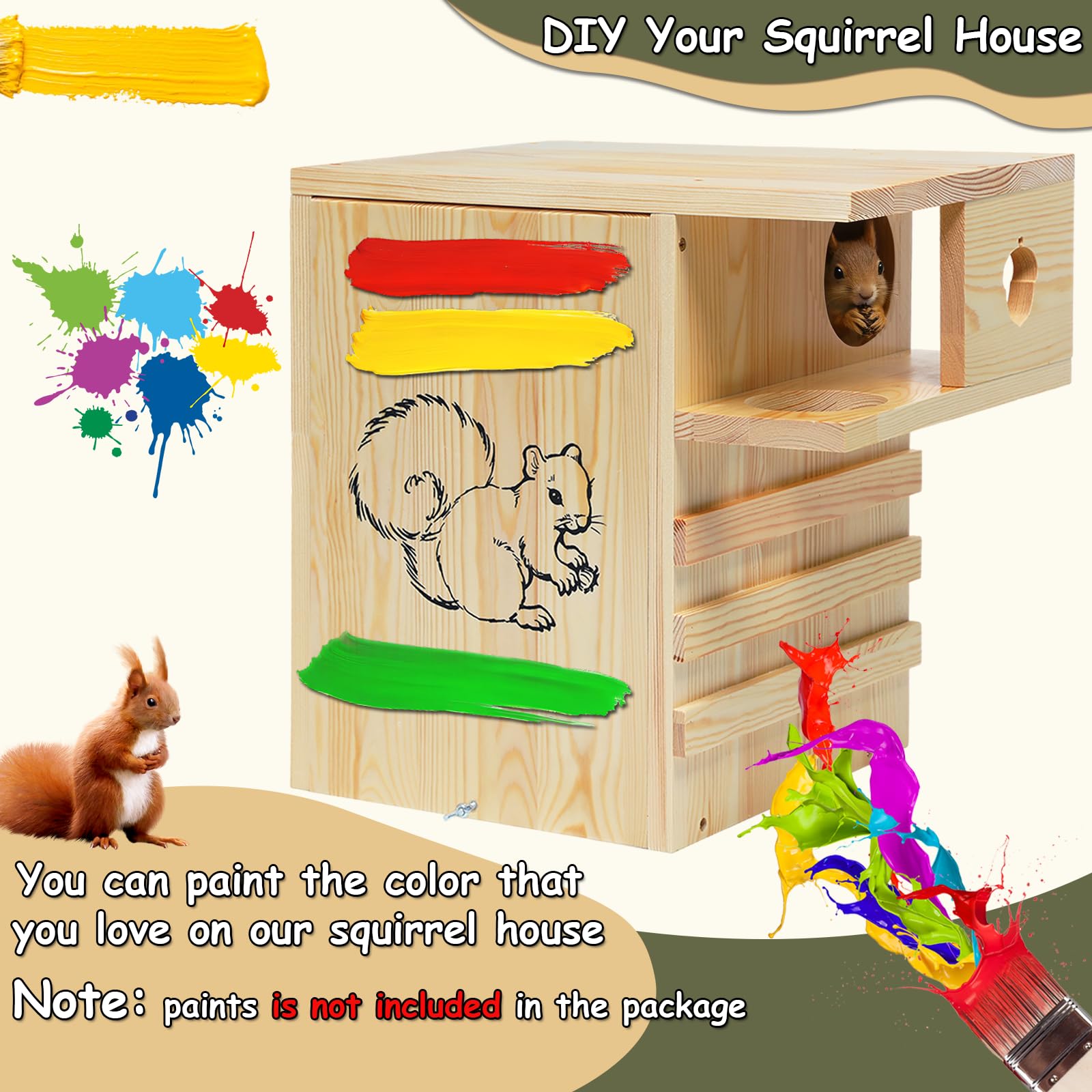 INRLKIT painted customized wooden box showcasing personalization and aesthetic appeal
