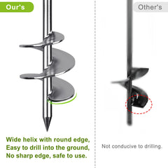 Insaga top eyelet with 14mm socket visible for easy drill installation benefit