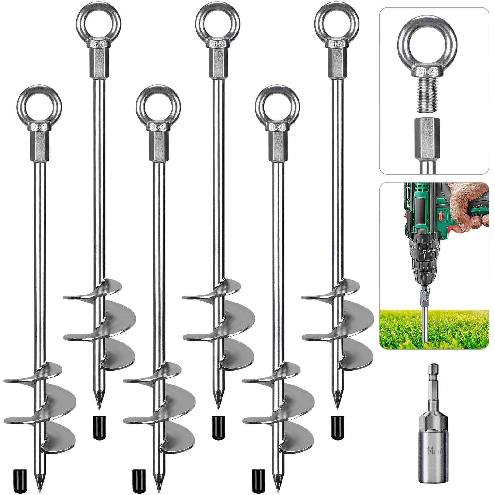 Insaga front packaging showing 6-pack anchors and ease of use