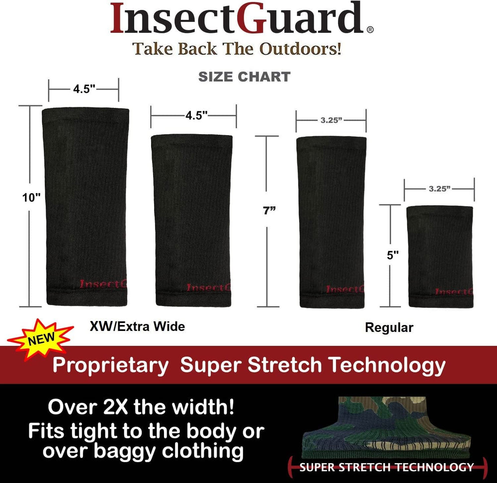 InsectGuard being pulled on over pants demonstrating ease of use and secure fit advantage