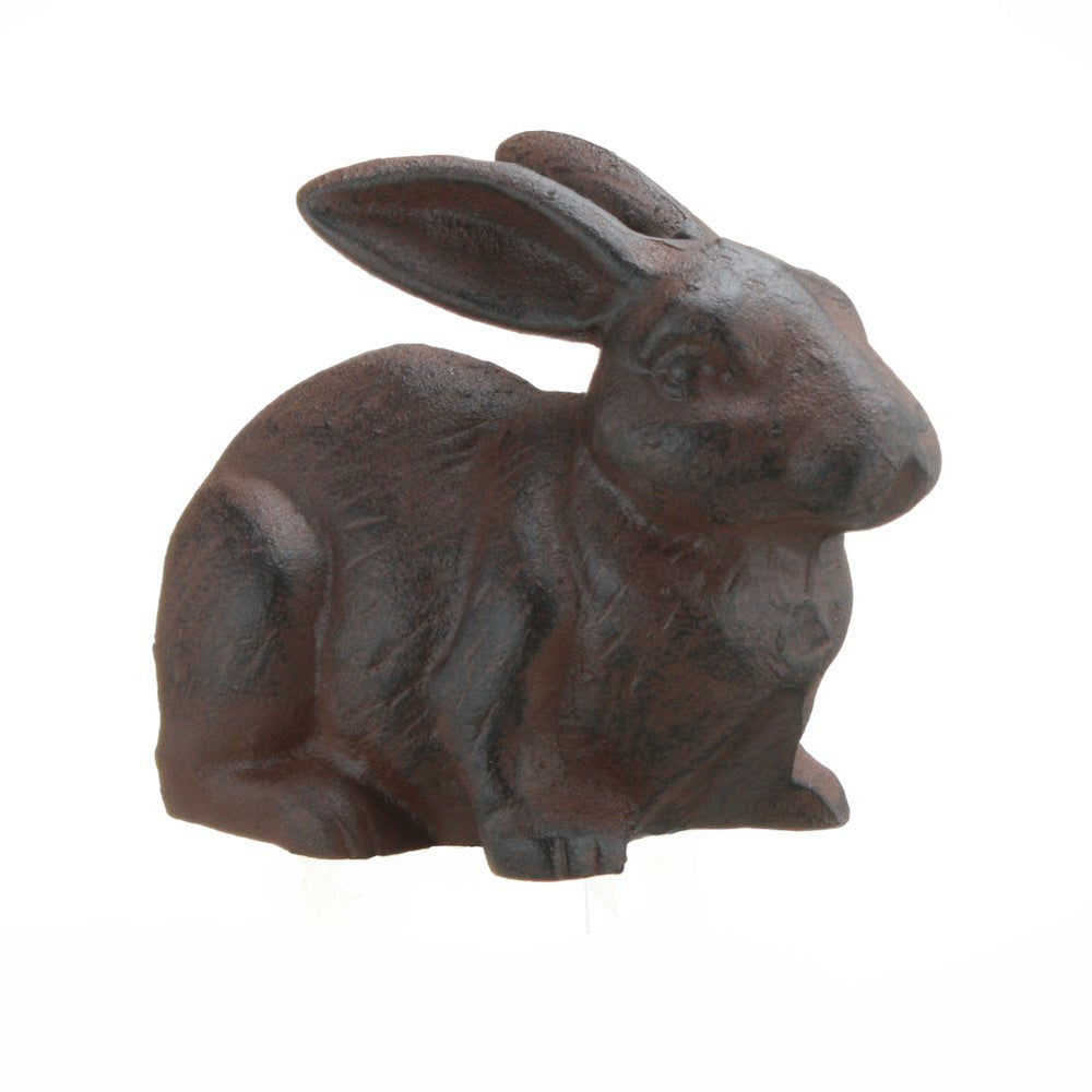 Inside Out Innovative Designs cast iron rabbit front view showing shape and stability benefit