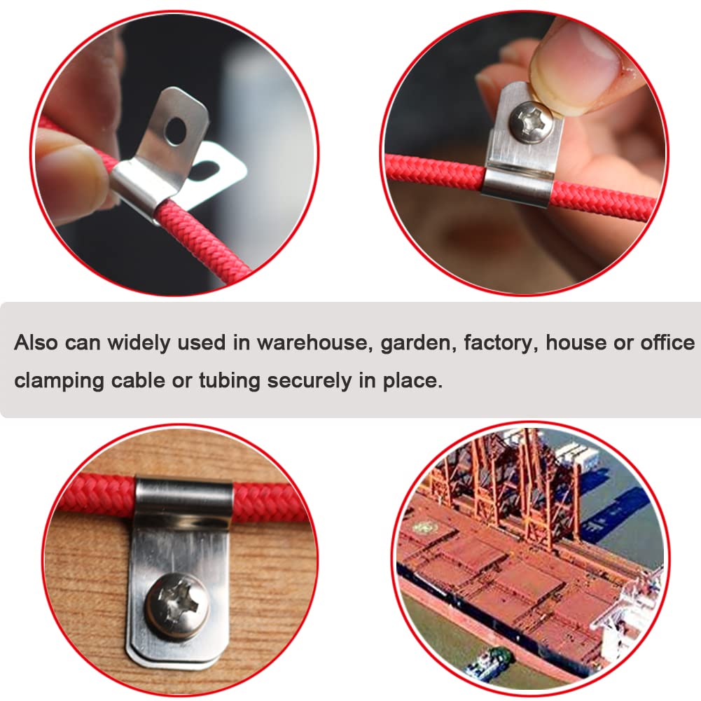 Inslat clips stored in a barn ready for farm fence installation and repairs