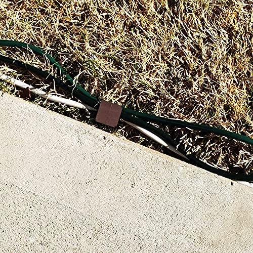Inslat stakes stored in a garden bag for convenient reuse and transport