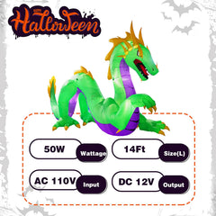 inslife dragon close-up of nine LEDs lighting scales for nighttime visibility