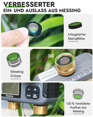 Insoma brass inlet close-up highlighting durability and secure connections