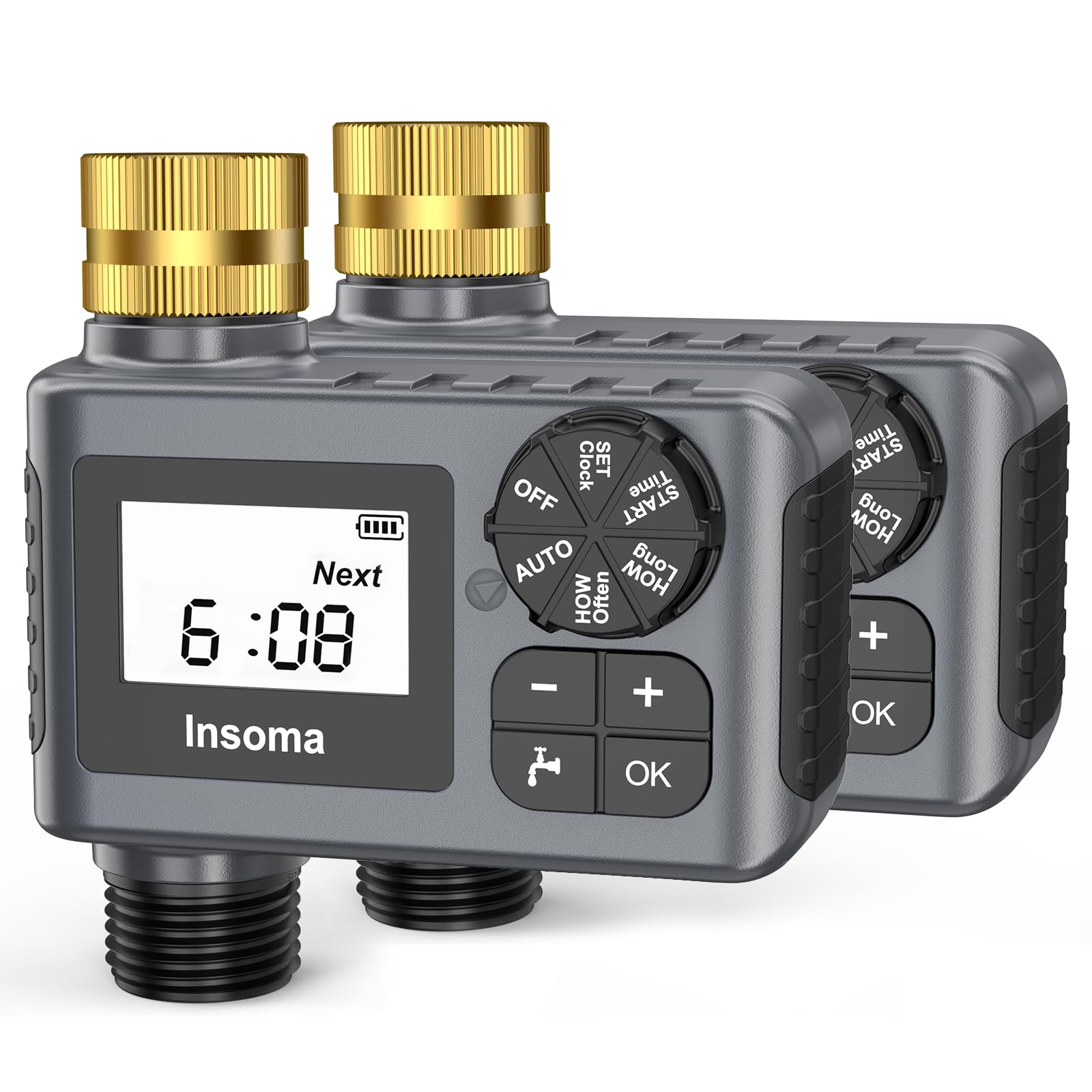 Insoma front-facing dual pack showing both timers and packaging benefit convenience