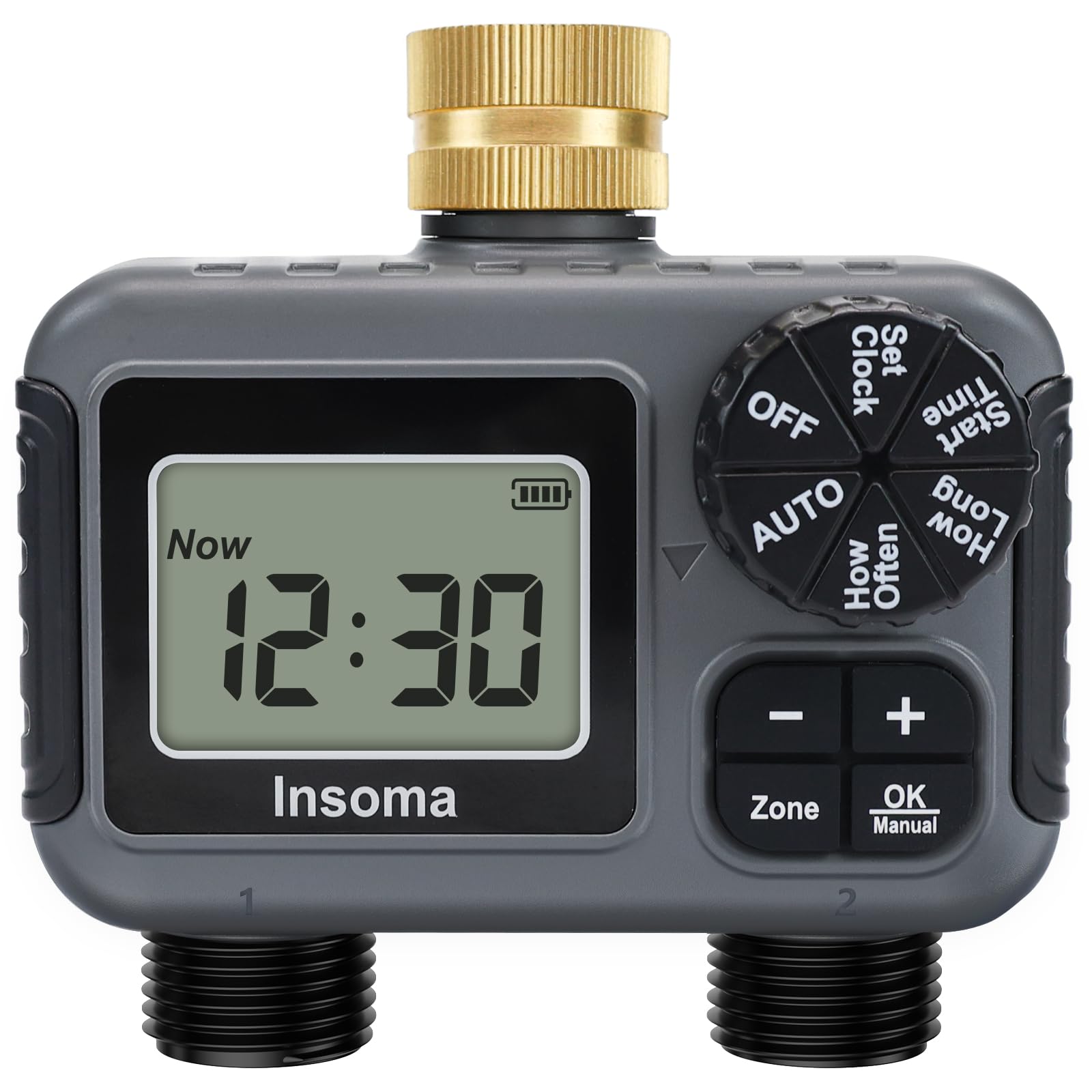 Insoma front panel display showing schedule and ease of control
