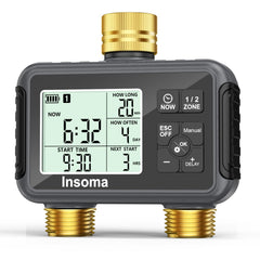 Insoma front view showing dual-zone controller and display for easy scheduling