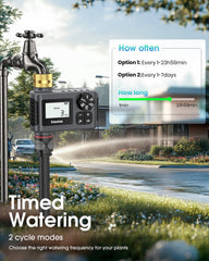 Insoma large LCD display and controls showing easy programming benefit