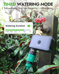 Insoma remote control in hand illustrating 164 ft range and easy operation