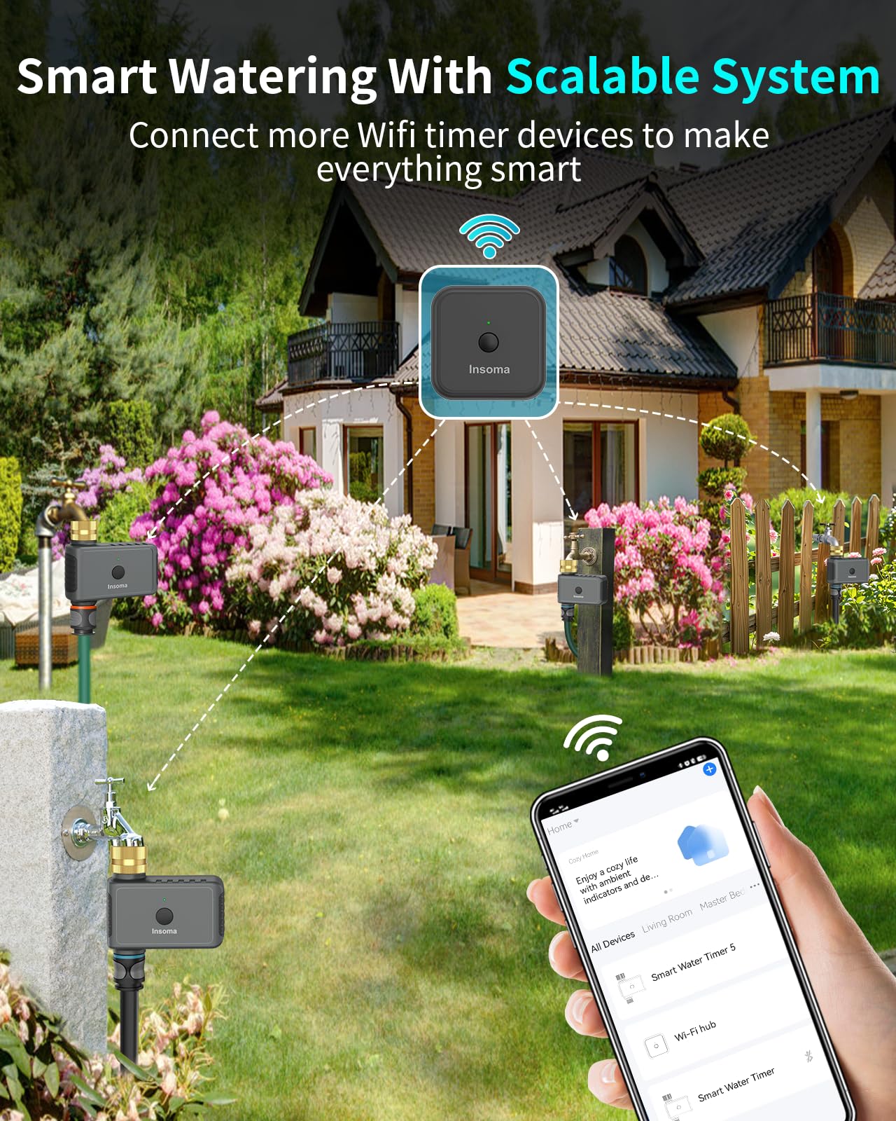 Insoma timer in hand showing compact size and easy handling