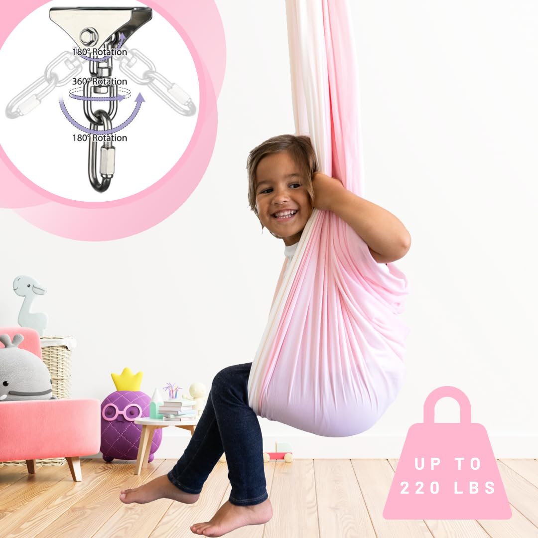 Inspire Innovations hardware kit displayed with mount, screws, daisy chain and carabiner for easy install