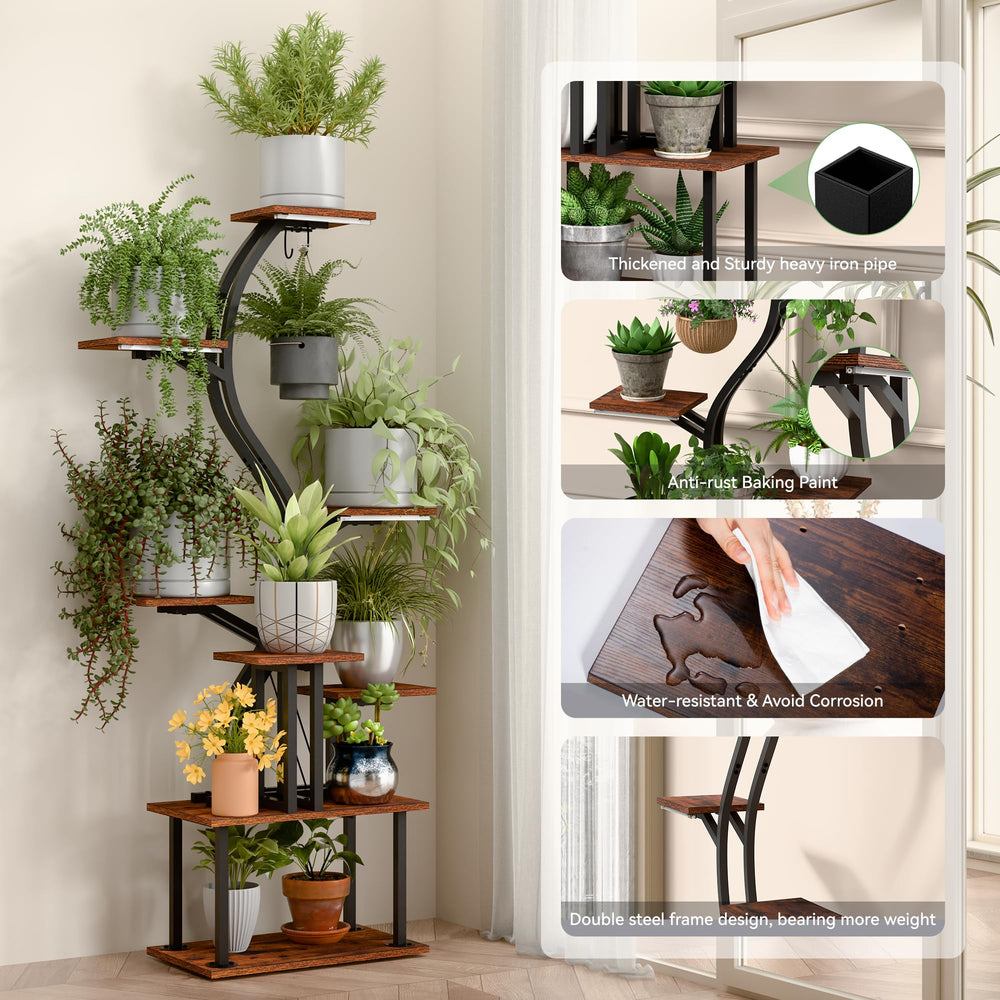 INSPOK next to sofa to show scale and space-saving vertical garden benefit
