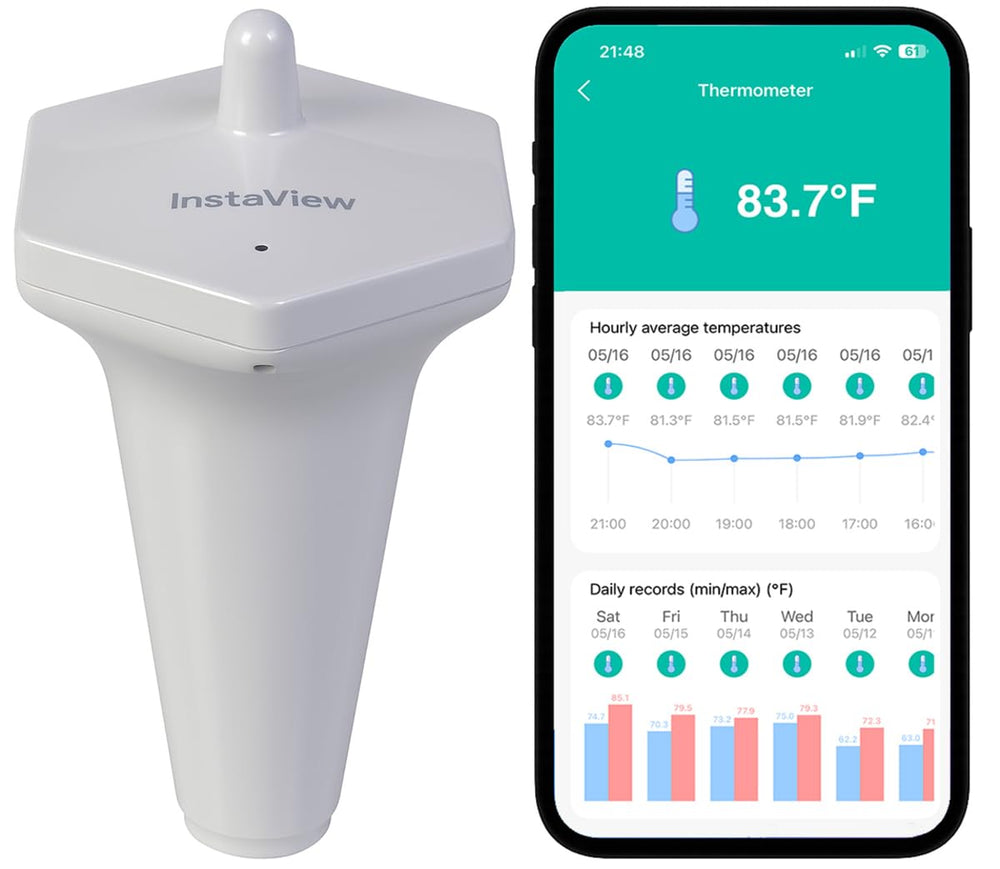 InstaView front packaging showing product and app benefits