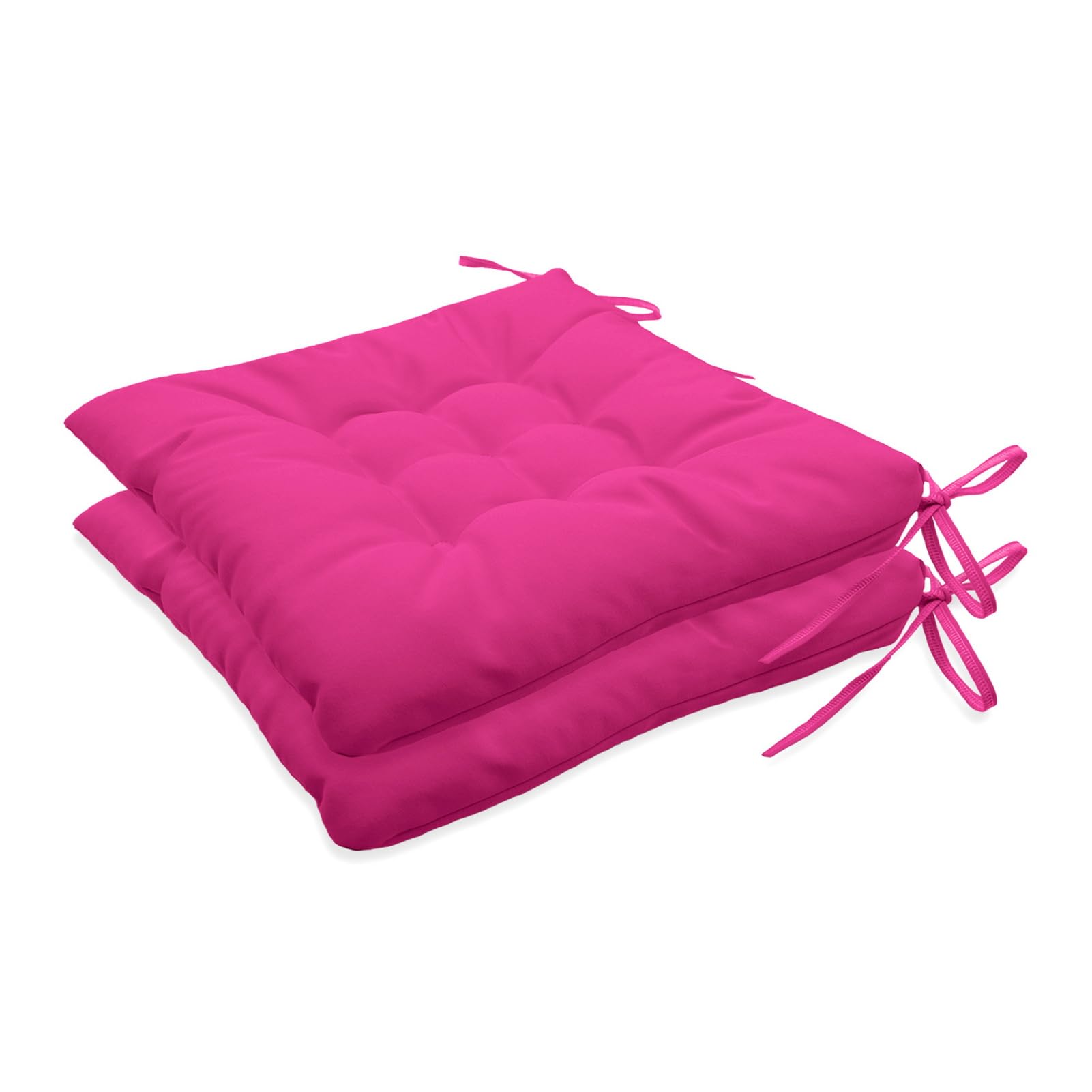 Insun hot pink cushions front view adds vibrant, weather-resistant seating