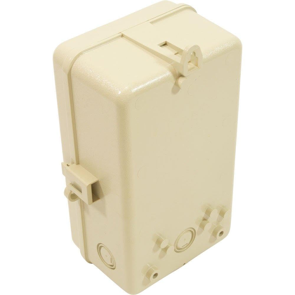 Intermatic front view of enclosure showing weatherproof protection and quick identification
