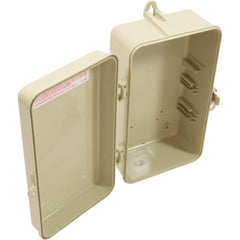 Intermatic closeup of knockouts showing flexible wiring options and secure sealing