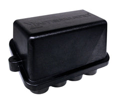 Intermatic PJB4175 front view showing black watertight enclosure and lid for safe pool wiring