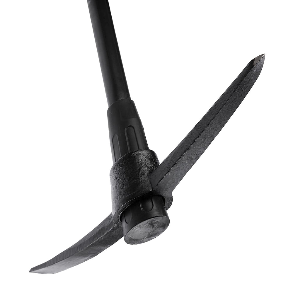 INTERTOOL disassembled mattock ready for transport and compact storage