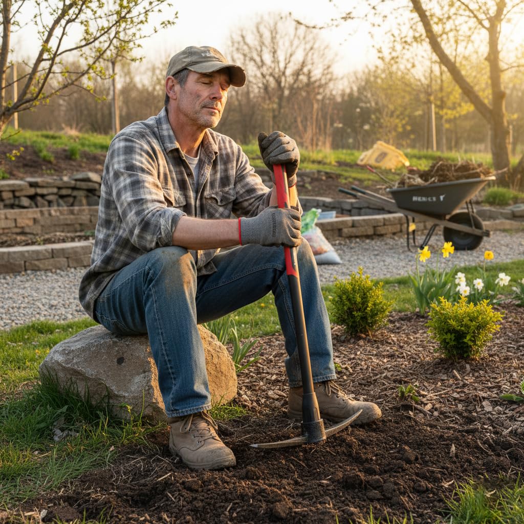 INTERTOOL in yard scene demonstrating landscaping benefit and versatility