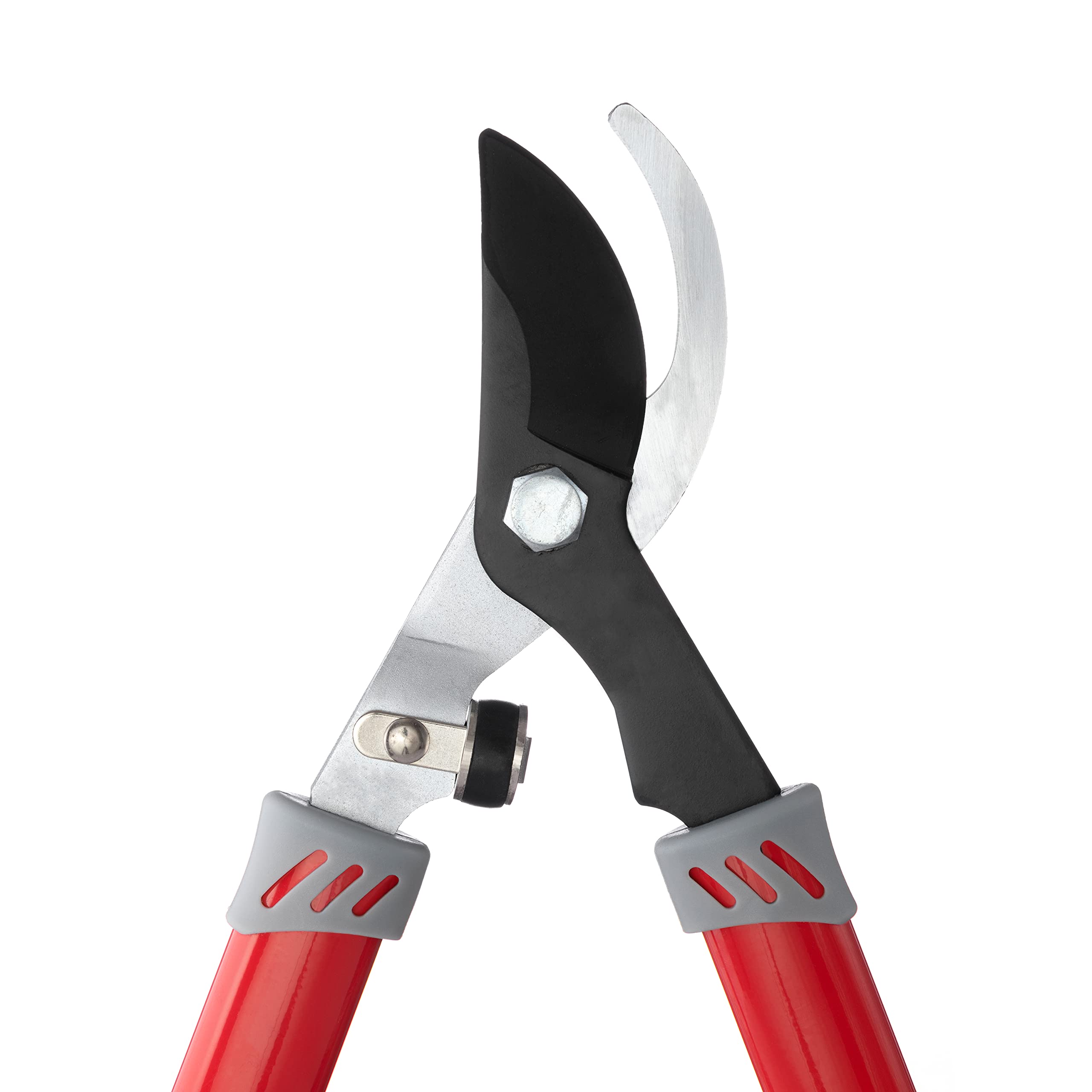 INTERTOOL loppers held for scale, 29-inch length for extended reach