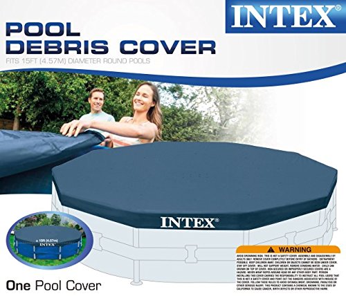 INTEX detail of included rope tie being secured under frame for wind resistance