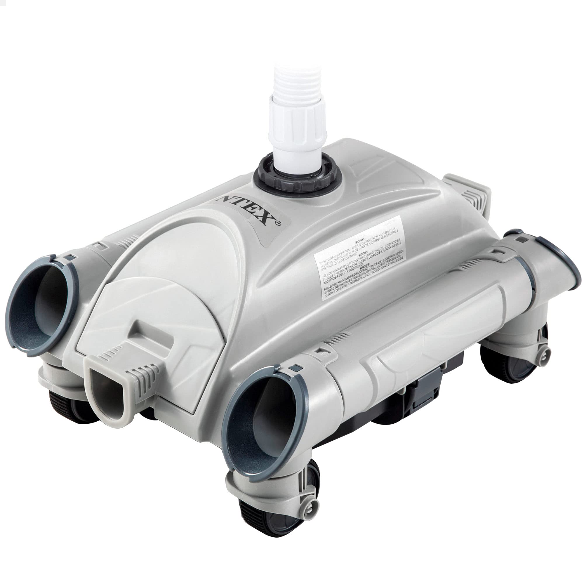 Intex front view of automatic pool cleaner showing compact design and reliable cleaning