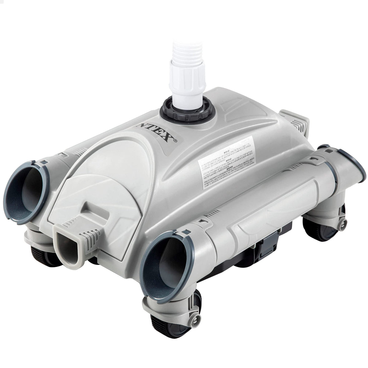 Intex front view of automatic pool cleaner showing compact design and reliable cleaning