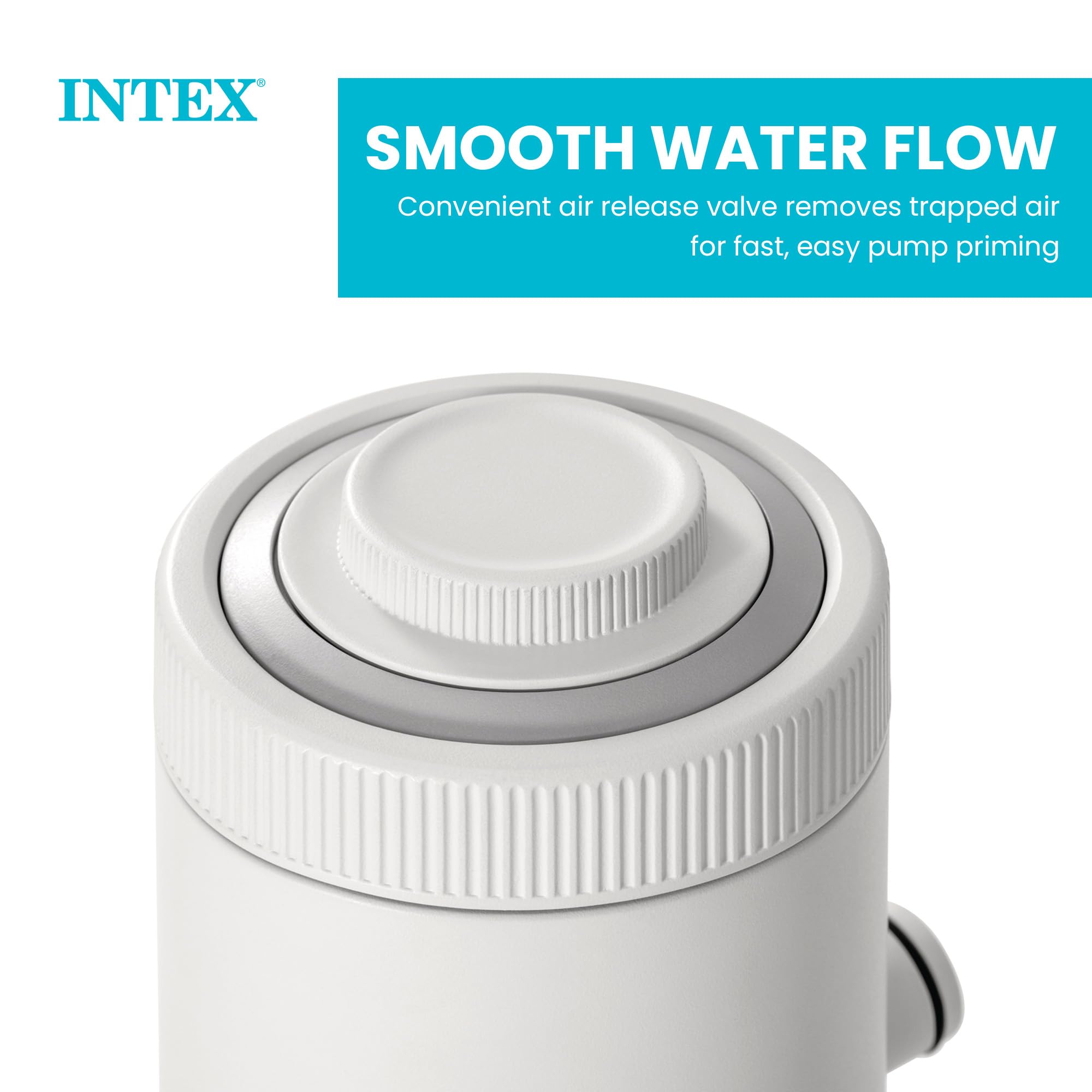 INTEX conexión en piscina demostrando compatibilidad y circulación mejorada