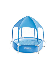 Intex metal frame T-joint detail offering sturdy assembly benefit