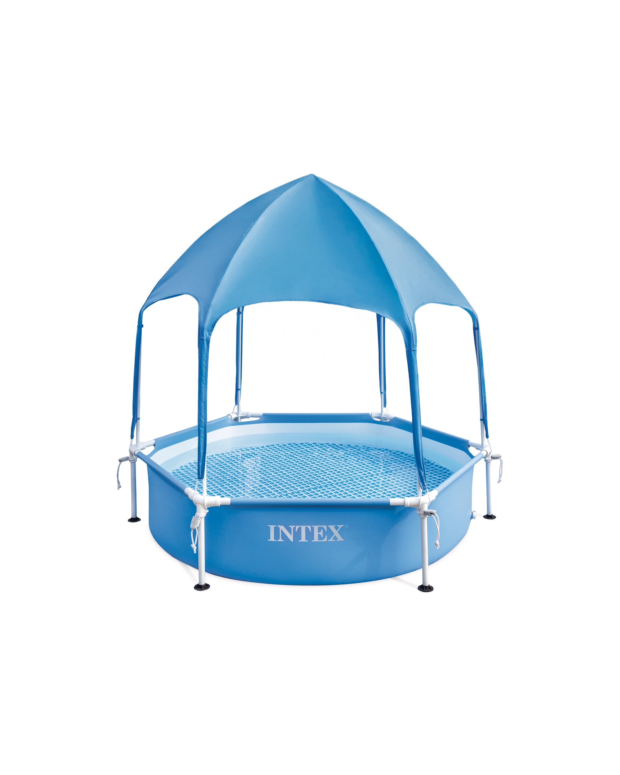 Intex adjustable sprayer close-up providing cooling mist benefit