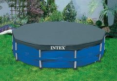 Intex close-up of drain holes and fabric highlighting water-shedding benefit