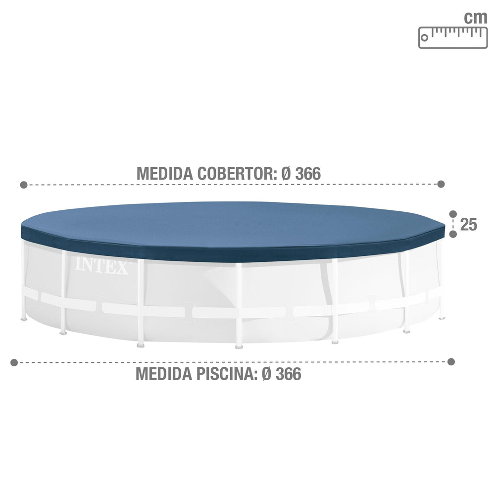 Intex cover straps and tie-downs for secure attachment and stability
