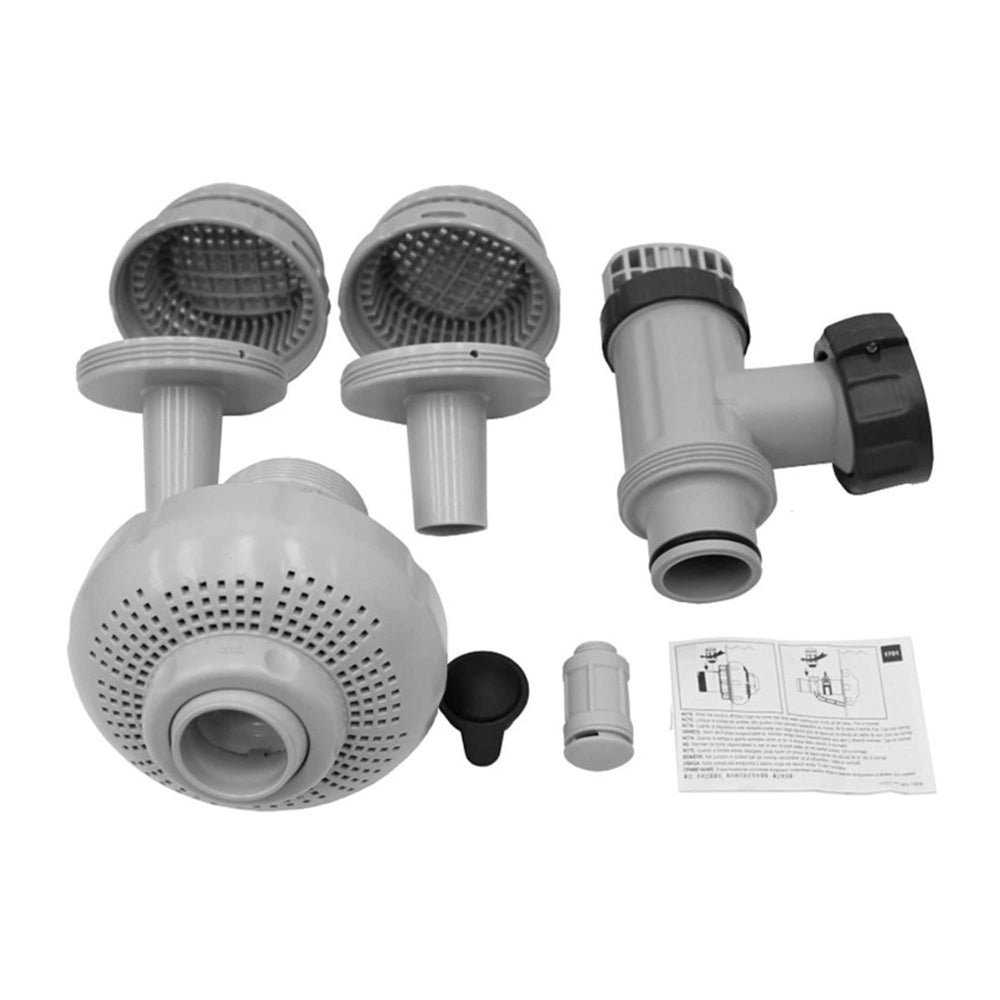 Intex connection kit packaging with all replacement parts visible, restores pool flow