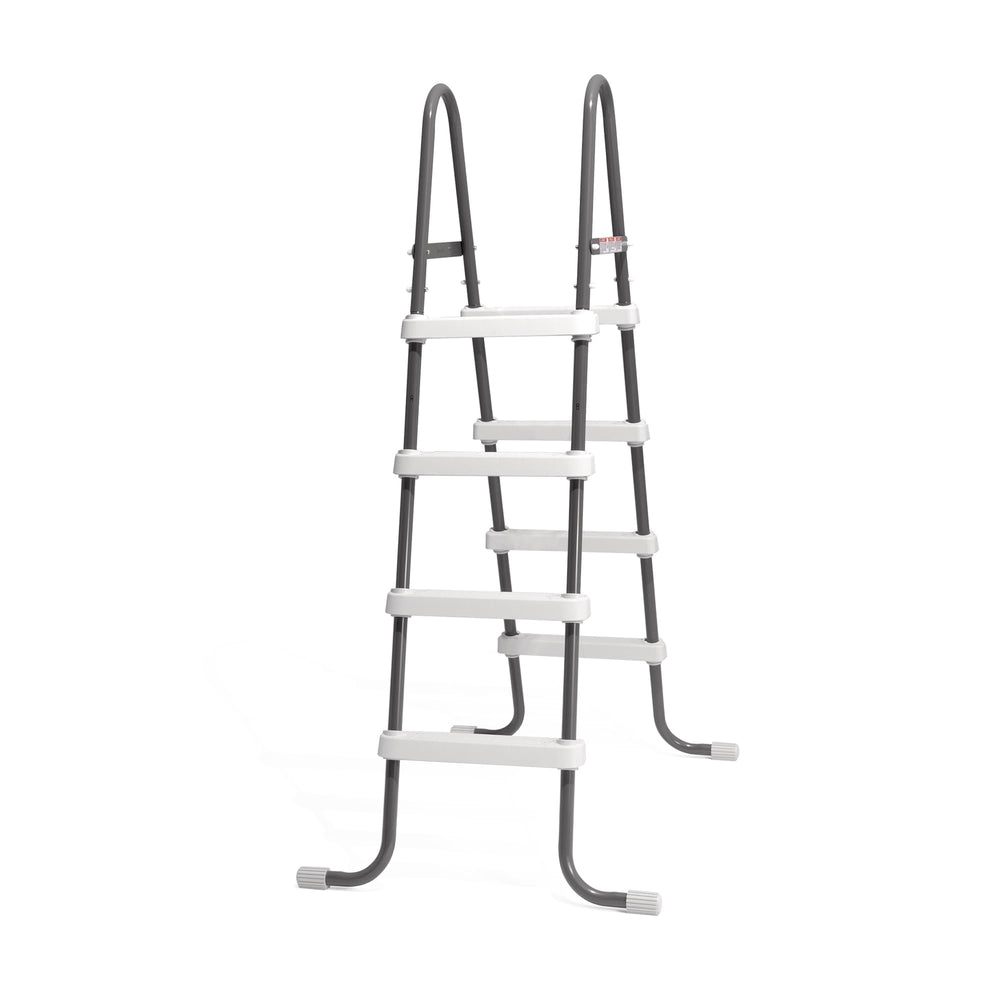 Intex front view full ladder showing stable platform and access benefit