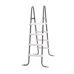 Intex front view full ladder showing stable platform and access benefit