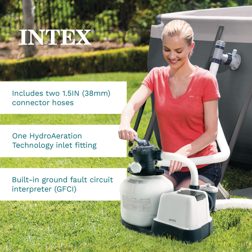 INTEX hydroaeration outlet detail improving surface circulation and clarity