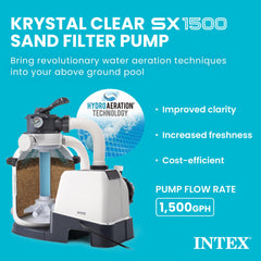INTEX close-up of 6-function valve illustrating quick mode selection benefit